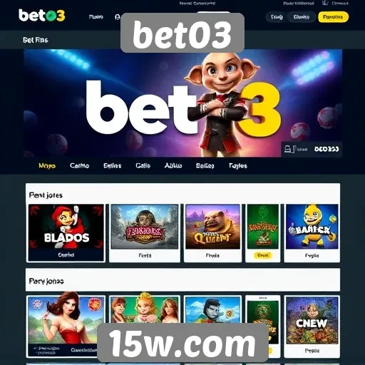 Avaliação de funcionalidades do site de jogos bet03
